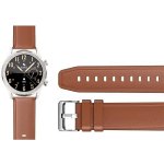 Aligator Watch Straps 22 kůže/silikon řemínek, BRN 22AW0007 – Sleviste.cz