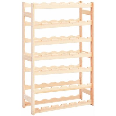 Greatstore Stojan na víno na 42 lahví borové dřevo – Hledejceny.cz