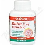 MedPharma Rutin 25 mg + Vitamin C 67 tablet – Hledejceny.cz