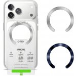 Tech-Protect MMP-210 Magnetic MagSafe Ring Nalepovací MagSafe kroužky (2-Pack) - DEEP BLUE & SILVER – Sleviste.cz