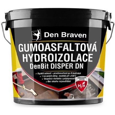 Den Braven Gumoasfaltová hydroizolace DenBit DISPER DN 10 kg – Hledejceny.cz