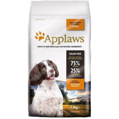 Applaws Dog Adult Small Medium s kuřecím masem 7,5 kg