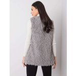 dámská chlupatá vesta AT-KZ-22105.11P grey – Zboží Dáma