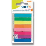 Záložky samolepicí Stick´n 45 x 8 mm, plast, 8 x 20 lístků – Hledejceny.cz