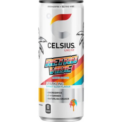 Celsius Energetický Nápoj Retro Vibe 355 ml – Zboží Dáma