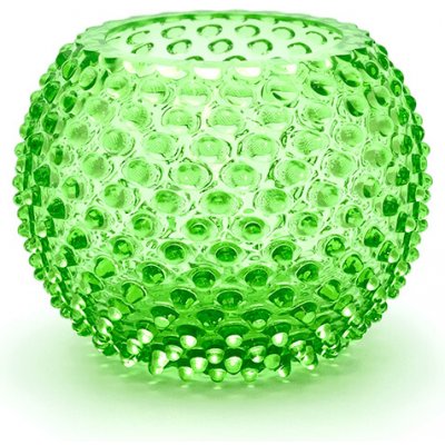 Váza 18cm - Hobnail - Ananas - světle zelená – Hledejceny.cz