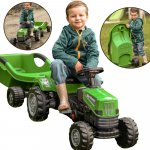 WOOPIE Šlapací traktor Maxi s přívěsem zelený – Sleviste.cz