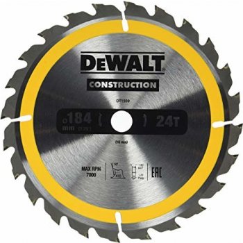 DeWALT DT1939 Pilový kotouč 184 x 16 mm 24 zubů