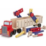 Melissa & Doug Dřevěná konstrukční stavebnice auto – Zbozi.Blesk.cz