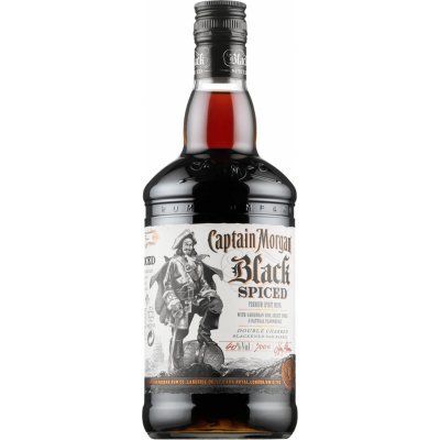 Captain Morgan Black Spiced 40% 0,7 l (holá láhev) – Zboží Dáma