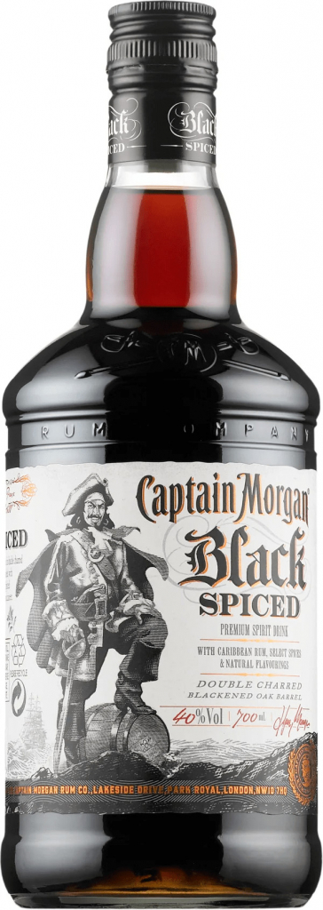 Captain Morgan Black Spiced 40% 0,7 l (holá láhev)