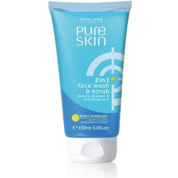 Oriflame Peeling a čistící gel 2 v 1 Pure Skin 150 ml