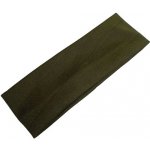 Látková elastická čelenka - khaki - 6,5cm – Zboží Dáma