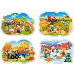 Castorland Roční období 4v1 8,12,15,20 dílků – Hledejceny.cz