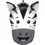 GRABO fóliový balónek Zebra hlava 24" 61cm – Hledejceny.cz