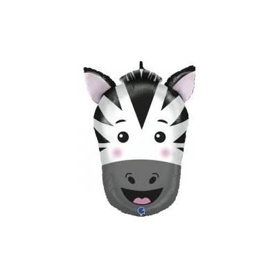 GRABO fóliový balónek Zebra hlava 24" 61cm – Hledejceny.cz