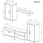 Halmar Benson dub artisan / černá – Zboží Dáma