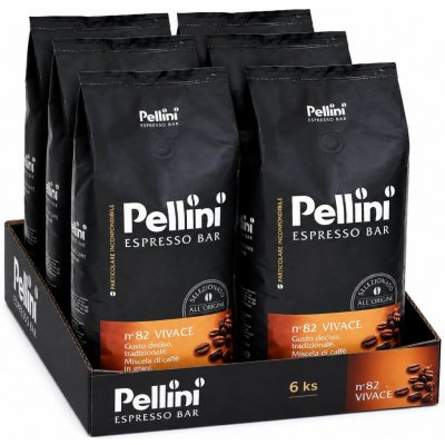 Pellini Espresso Bar n°82 Vivace zrnková 6 x 1 kg – Hledejceny.cz