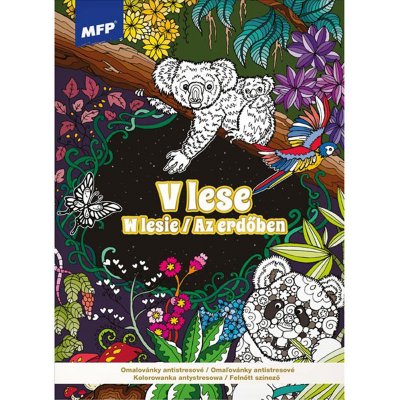 Omalovánky antistresové V lese 210x290mm – Zboží Dáma