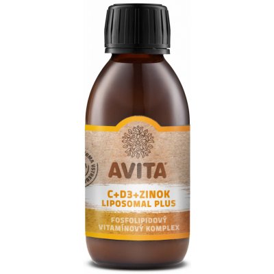 Avita C+D3+Zinek Liposomal Plus 200 ml