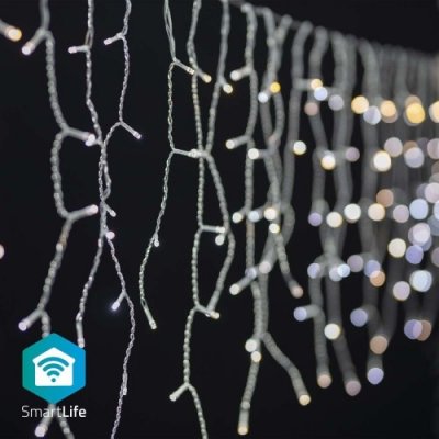 SmartLife NEDIS Wi-Fi chytré dekorativní LED teplá až studená bílá 400 LED's Android & iOS Nedis® 8 m – Hledejceny.cz