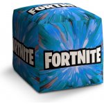 Sablio Taburet Cube FORTNITE modrá: 40x40x40 cm – Zboží Dáma