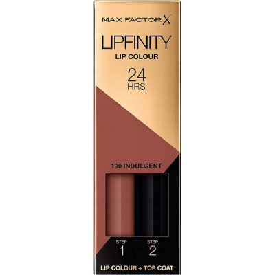 Max Factor Lipfinity Lip Colour tekutá rtěnka 190 Indulgent 4,2 g – Zboží Mobilmania