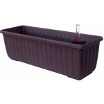 Plastia Samozavlažovací truhlík SIESTA LUX 80x20x19 cm hnědý – Zboží Mobilmania