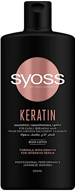 Syoss Keratin Blue Lotus šampon 500 ml
