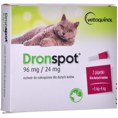 Dronspot Spot-on Cat 96 / 24 mg 2 x 1,12 ml