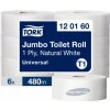 Toaletní papír Tork Jumbo roli Universal T1 1-vrstvý 6 ks