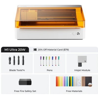xTool M1 Ultra 4v1 20W Basic – Zboží Živě