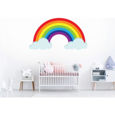 Nalepte.cz samolepka na zeď Barevná duha arch, rozměry 181 x 100 cm – Zboží Dáma