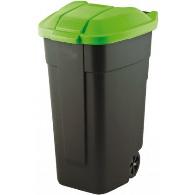 Ceramicus popelnice na zahr. odpad plastová 110 l černo-zelená – Zboží Mobilmania