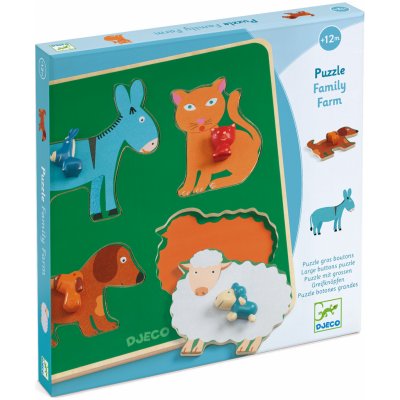 DJECO Puzzle malá farma – Hledejceny.cz