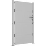 vidaXL Zahradní brána 100x200 cm z oceli Corten – Sleviste.cz