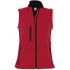 Dámská vesta Sols dámská softshellová vesta Rallye Women 46801162 Pepper red