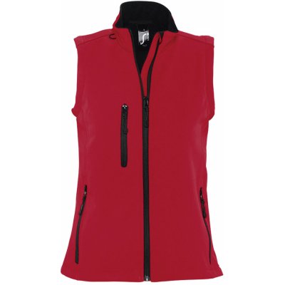 Sols dámská softshellová vesta Rallye Women 46801162 Pepper red – Hledejceny.cz