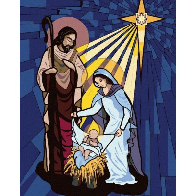 Zuty Malování Podle Čísel Svatá Rodina 40 x 50 Cm Plátno 8596530070481 – Sleviste.cz