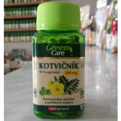 VITAHARMONY Kotvičník 500 mg 90% saponinů 80 cps.