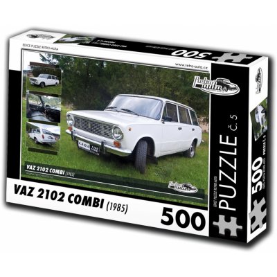 RETRO-AUTA č. 5 VAZ 2102 Combi 1985 P05-705 500 dílků – Zboží Mobilmania