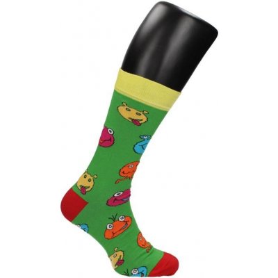 Happy Veselé ponožky Žába zelené