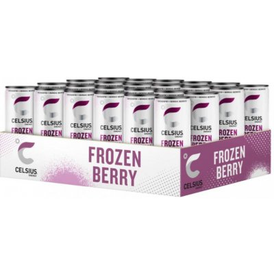 Celsius Frozen Berry Ledové Plody 24 x 355 ml – Zboží Mobilmania