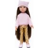 Výbavička pro panenky Paola Reina Set oblečení pro panenku a Minikane 32 cm By Loli Sporty Pink & Gold