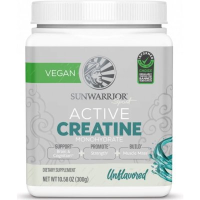 Sunwarrior Active Creatine Monohydrate 300 g – Hledejceny.cz