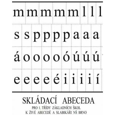 Skládací abeceda ke Slabikáři – Zboží Dáma