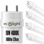 Ecolight LED trubice T8 18W 120cm 1800Lm CCD neutrální bílá EC79538 – Zboží Živě