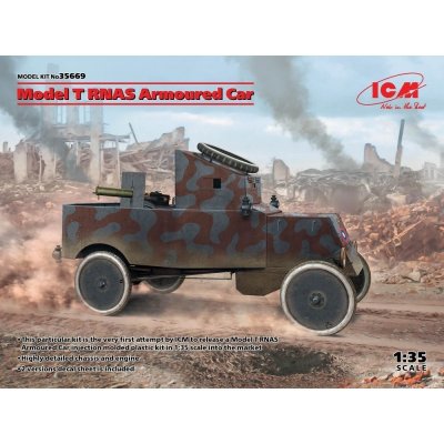 ICM Model T RNAS Armoured Car 2x camo 35669 1:35