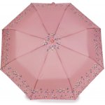 Dámský skládací vystřelovací deštník 6 pudrová – Zboží Dáma