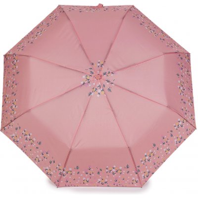 Dámský skládací vystřelovací deštník 6 pudrová – Zboží Dáma